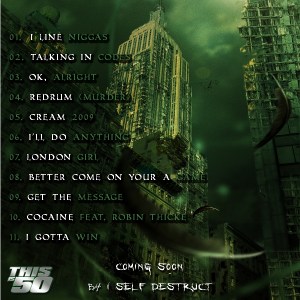 50 Cent - War Angel LP BACK