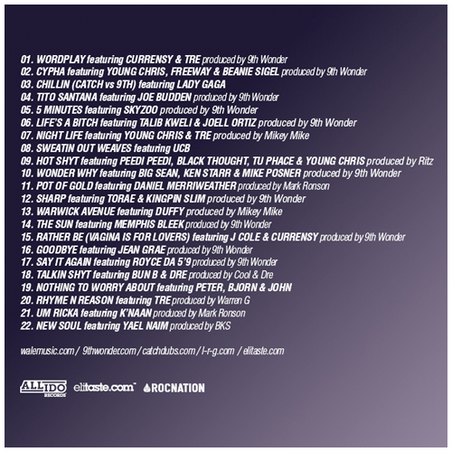 Wale Back to the Feature Back Cover